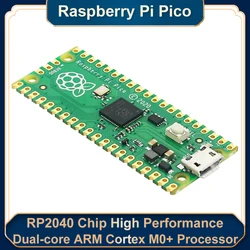 Raspberry Pi Pico Board RP2040 – carte officielle, double cœur, 264KB, ordinateur à faible puissance, processeur haute Performance Cortex M0 + 