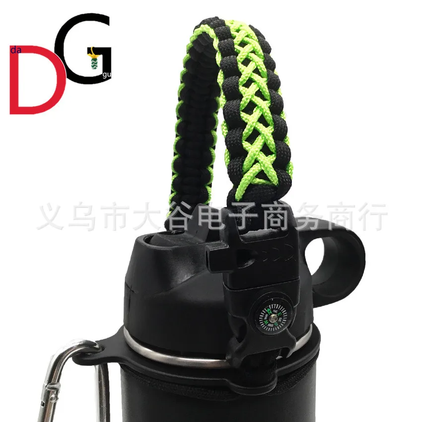 

Umbrella Rope Cup lin sheng Hydro Flask Insulated Cup Carry shou lin sheng Wide Mouth Bottle Glass Handle Portable Rope
