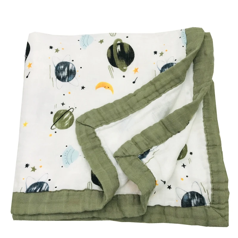 Четырёхслойные 100% Детские пеленки для новорожденных супер удобные постельные