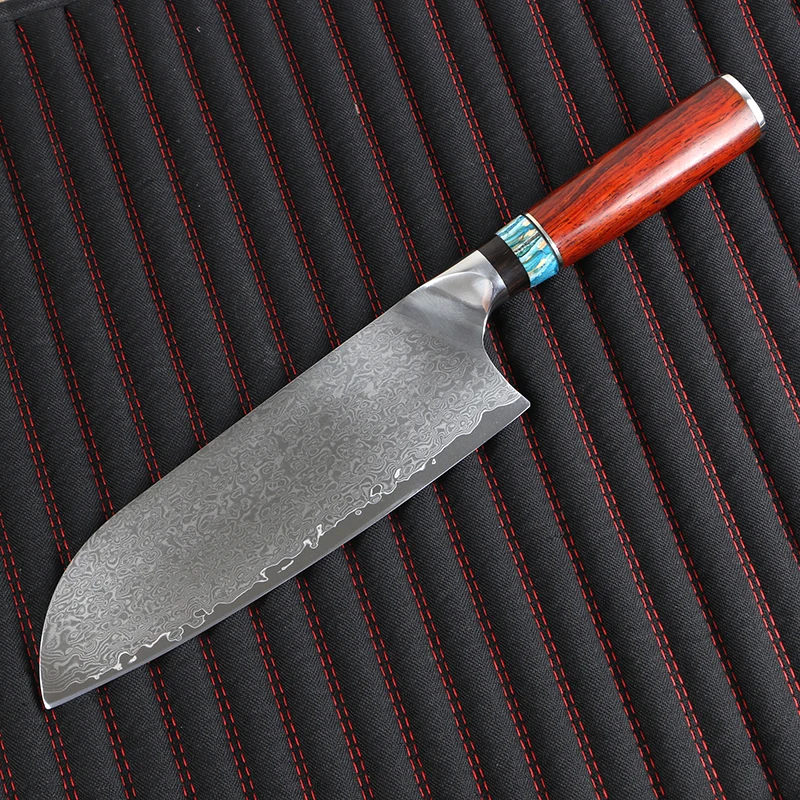 Damascus knife chef knife Japanese kitchen knife Damascus VG10 67 stainless steel knife super sharp Sande kitchen knife