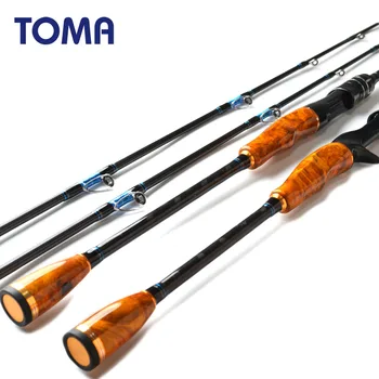 

New Arrival Gold Camphor Fishing Rod Boat Jigging 1.8m 2.1m MH 50-180g Fast Action Ultralight Spinning Sea Fishing Rod Casting