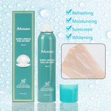 JMsolution Marine pearl sunscreen spray Refreshing lasting Glow Luminous Sun Spray SPF50+/PA+ 180ml for oily/mixed skin
