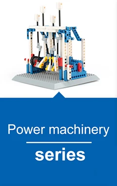 Wange Educational Machinery   blocks Toys set Terminal Crane 4 In 1 For Boys Kids