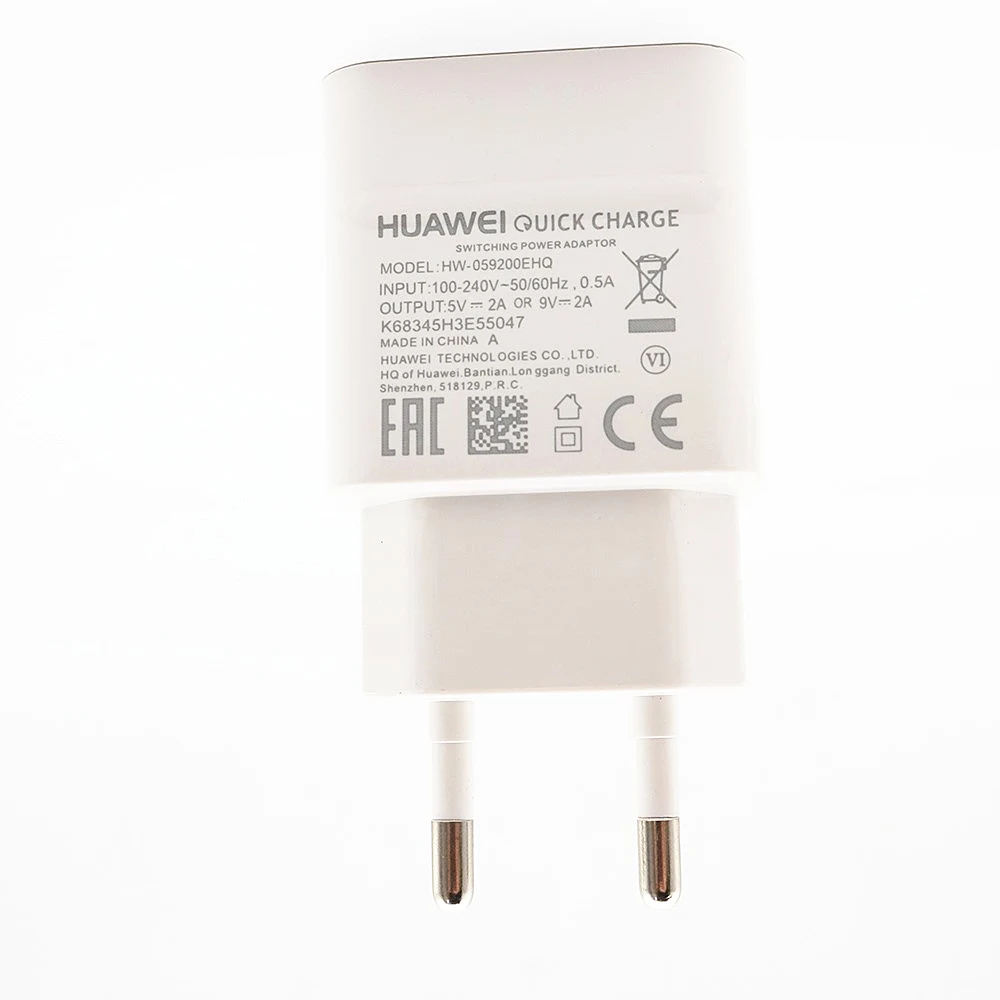 usb c 61w Huawei Original Charger 5V/2A 9V/2A USB Fast Charging For Huawei P8 P9 Plus Lite Honor 8 9 Mate10 Nova 2 2i 3 3i Original charge quick charge 2.0