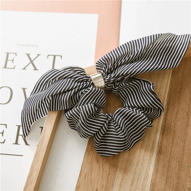Fashion Scrunchier for Woman Elastic Hairband Knot Scrunchy Girls Hair Accessories Christmas Headbans Pleated Headband Scrunchie TA2