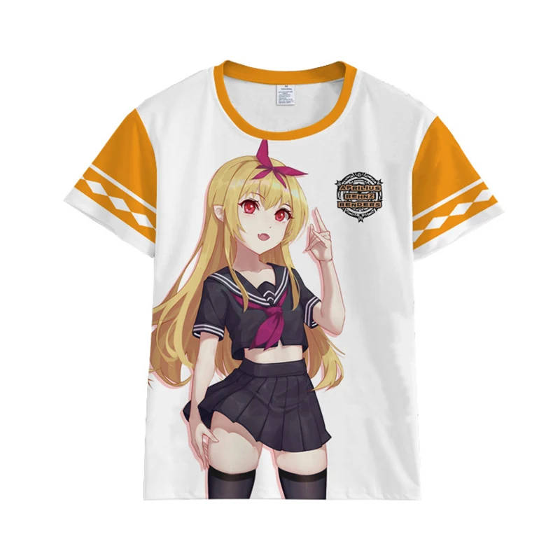 Arifureta From Commonplace To World's Strongest Yue Nagumo Hajime Short Sleeve T-shirt Cosplay Costume Men Women Tshirts Tees