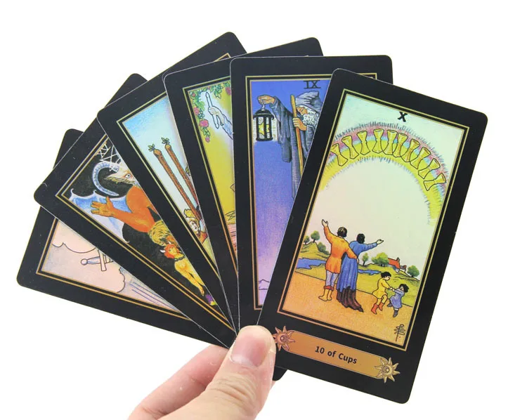 Горячая полная английская Лучистая гонщица Wait Tarot карты фабричного изготовления высокого качества Smith Tarot палубные настольные игровые карты