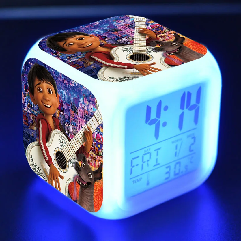 

Boys Cartoon Alarm Clock Kids Toys Led reloj despertador digital alarm clock electronic wake up light table reveil wekker