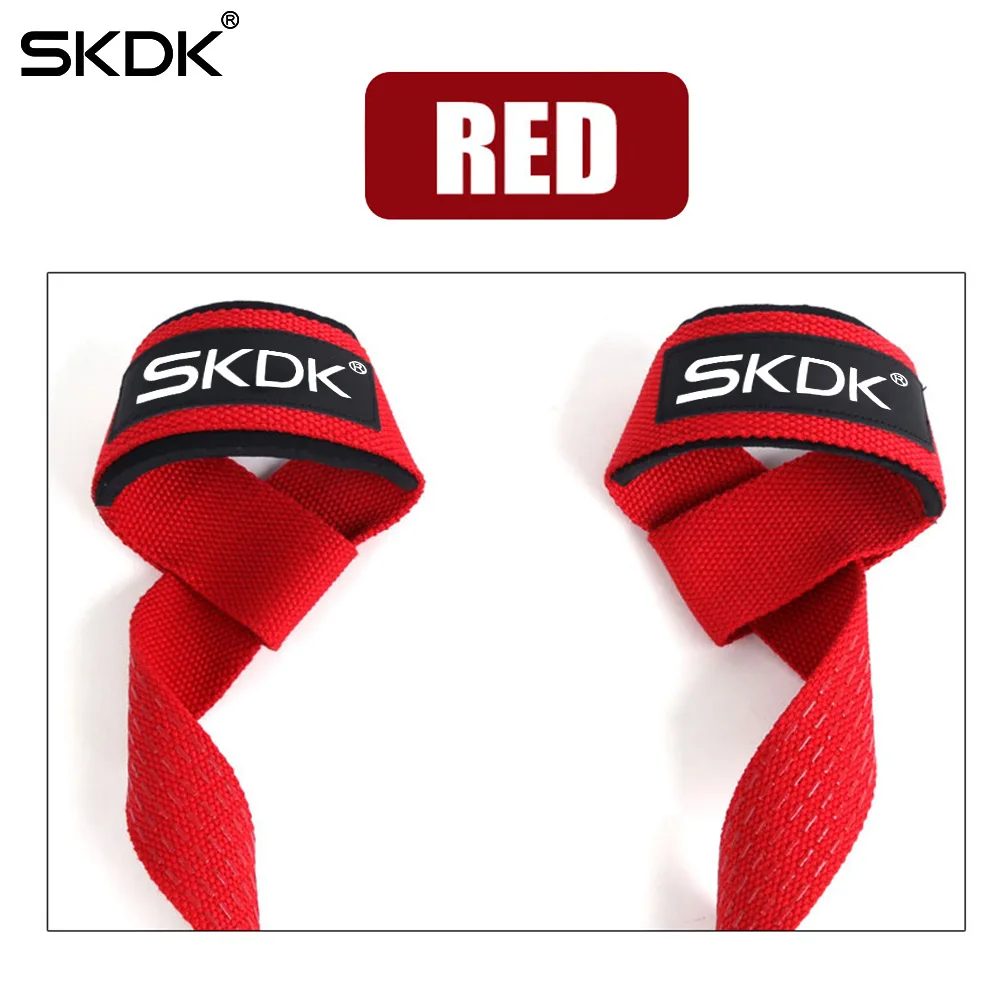 SKDK 1 пара Тренажерный Зал Фитнес Вес подъемная рукоятка ремни гантели ручные ручки тренировочные напульсник полосы для штанги подтягивать