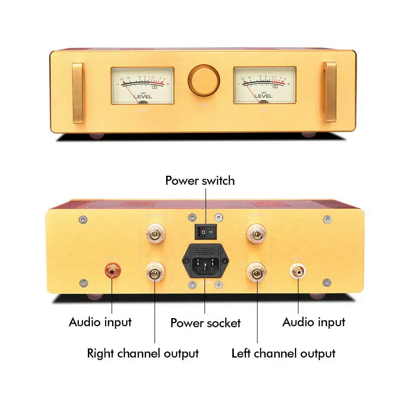 Douk аудио HiFi чистый класс усилитель мощности 2,0 канал стерео аудио усилитель Ref к капот 1969