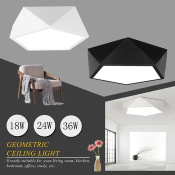 

Smuxi Creative Geometric LED Ceiling Light Lampshade Lamp For Living room Bedroom Kids room mount indoor Lights Ceiling Lights