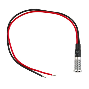 

ICOCO Universal 12V 8mm LED Dash Pilot Panel Indicator Warning Light Lamp Car Boat Marine Truck Colorful Light