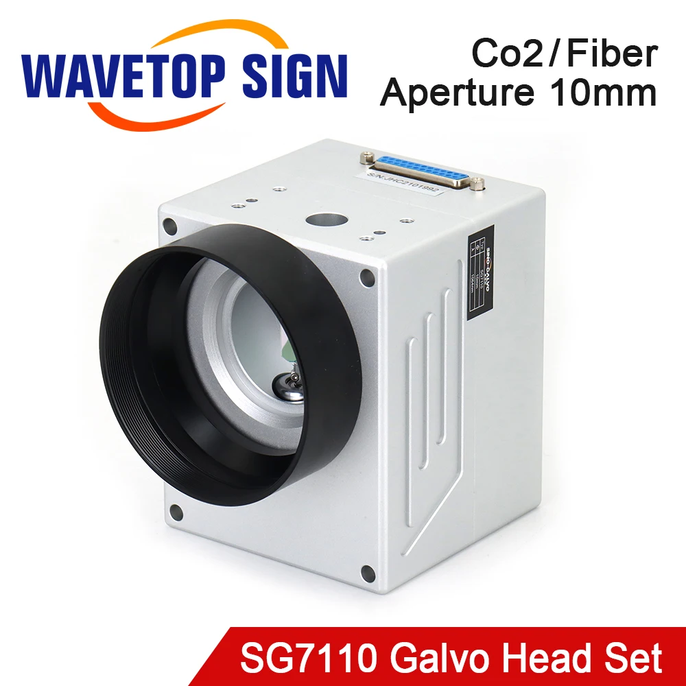 Волоконный лазер WaveTopSign 1064 нм 10 6 мкм сканирующая головка Galvo SG7110 входная
