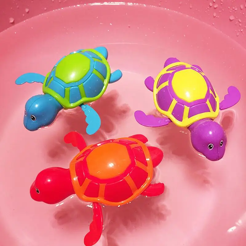 Swimming Turtle Baby Bath Toys Bathing Animal Beach Kids Toys For Children Baby Shower Games Toddler Boy Girl Bath Water Toys
