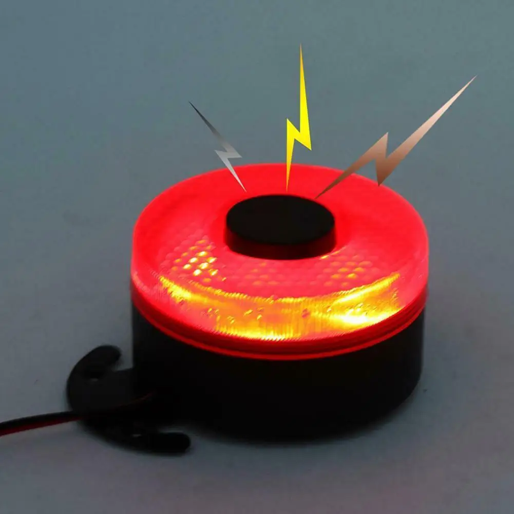 DC 12/24V Car Reversing Horn With Flashing Warning Signal Light Waterproof Back Up Sound Alarm Speaker Buzzer Horn For Cars Moto