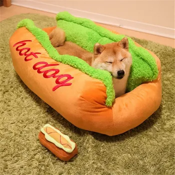 

Hot Dog Bed various Size Large Dog Lounger Bed Kennel Mat Soft Fiber Pet Dog Puppy Warm Soft Bed House Product For Dog And Cat