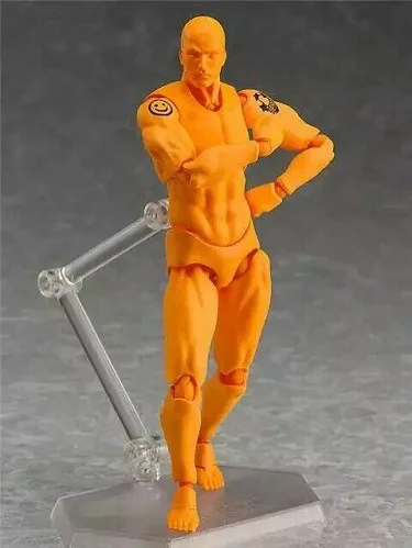 

Figma 15 Anniversary Youth Version Orange 2.0 Naked Baby Male Female Mobile Garage Kit Fine Art Depicting