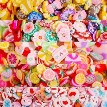 

1kg DIY Decoration Polymer Clay Fruit Slice Handmade Candy Toy Manicure Cream Mobile Phone Quicksand Package Filler