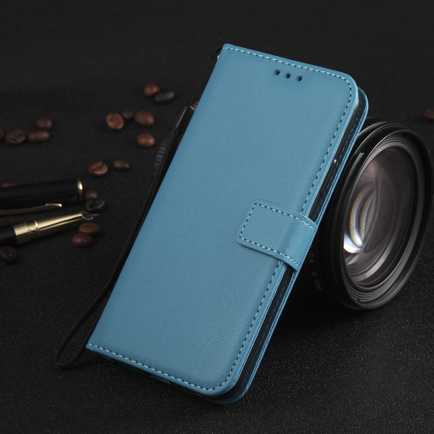 Leather Flip Wallet Case For Samsung Galaxy S21 S30 S20 FE S10 S9 S8 Plus S6 S7 Edge Note 20 Ultra 8 9 10 Lite Protect Cover iphone pouch