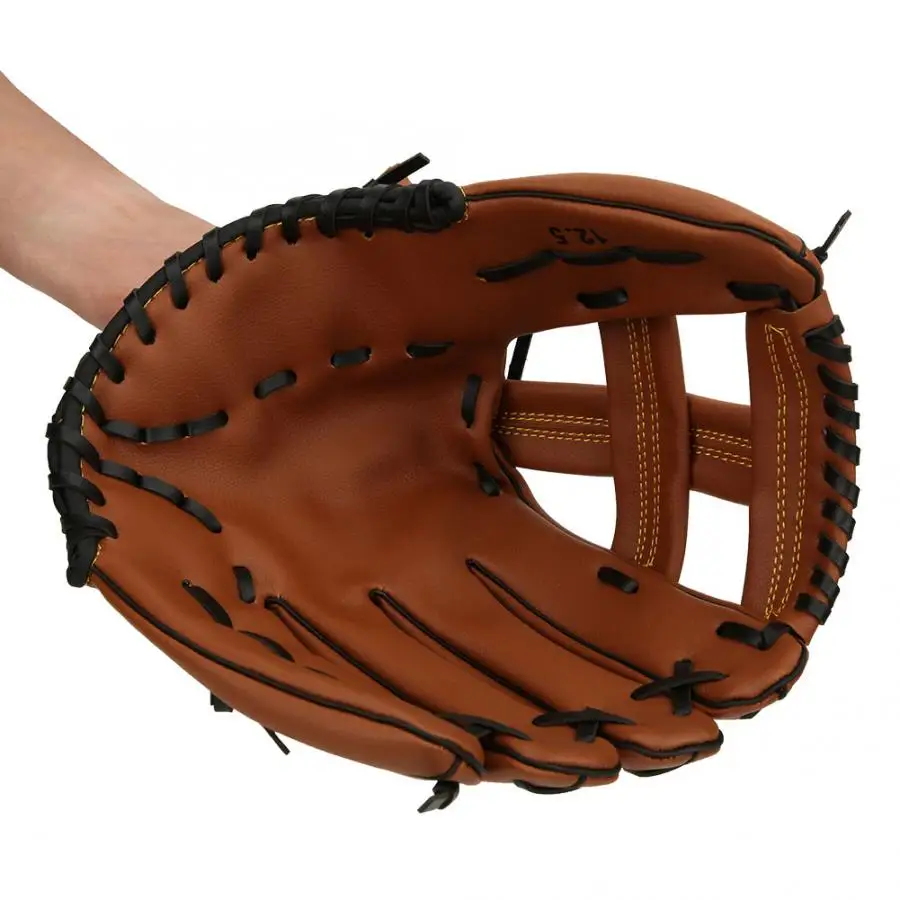 Бейсбольные перчатки из толстой искусственной кожи Outfielder Бейсбольные Перчатки тренировочные перчатки для соревнований для взрослых детей