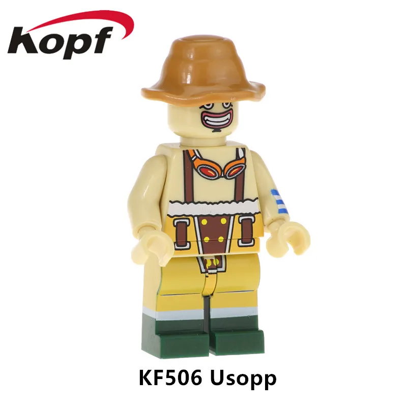 KF506 20Pc No Box 20 шт. один Шанкс Roronoa Zoro Vinsmoke Санджи Тони Чоппер сэр Крокодил фигуры для детей строительные блоки Подарочные игрушки KF504 - Цвет: KF506 20Pc No Box