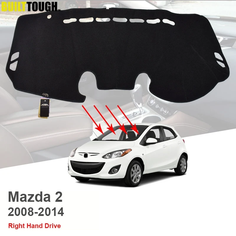 

Car Dashboard Cover Dash Mat For Mazda 2 Demio 3rd 2008 2009 2010 2011 2012 2013 2014 Auto Non-slip Right Sun Shade Pad Carpet