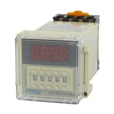 

DH48S-1Z Power on Time Delay Relay 8-Pin SPST 0.01S-99H99M AC/DC36V w Socket