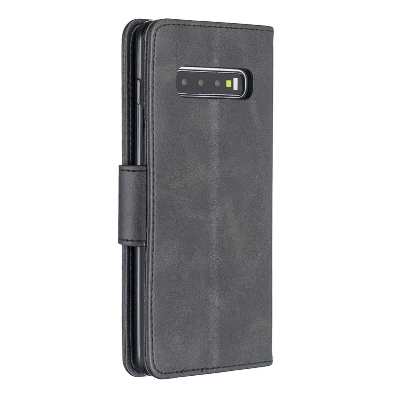 Coque S10Plus S10E аксессуары для телефонов пара простой модный кожаный флип чехол