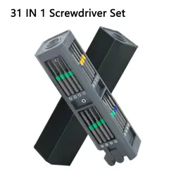 Jeu de tournevis 31 en 1 pour téléphone portable, outil de réparation de précision magnétique général pour téléphone portable 