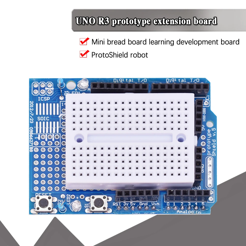 Arduino Compatible Prototype Proto Shield Expansion Board bread board CHIP 29 