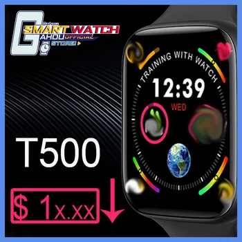 

Smart Watch 2020 Heart Rate Smart Watches smart Bracelet Bluetooth T500 IWO12 T600 for IOS Android PK IWO 12 amazfit X6 haylou