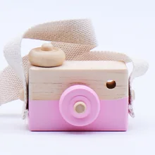 Toy Photography Props Eco-friendly Kids Camera Cute Wooden Birthday Gifts Children Handcraft Decoration