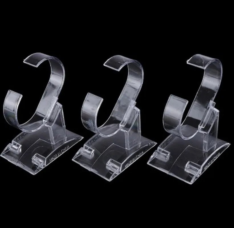

1Pcs Clear Acrylic Watch Display Holder Stand Rack Showcase Tool Transparent Wristwatch Lightweight Stand Case