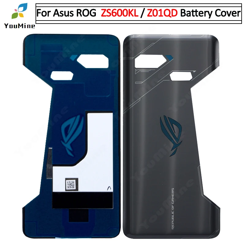 

100% NEW 6.0" For Asus ROG Phone ZS600KL / Z01QD Battery Cover Replacement parts For Asus ROG ZS600KL Back Housing