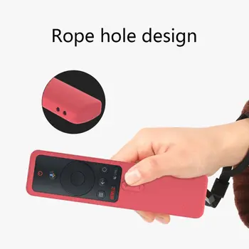 

Protective Cover Soft Silicone Skin Remote Control Case Anti-Slip Shockproof Replacement for xiaomi Mi Box S Controller H55F