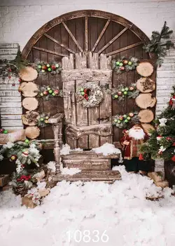 

SHENGYONGBAO Vinyl Custom Photography Prop Christmas day theme Photo Studio Background MS-1507