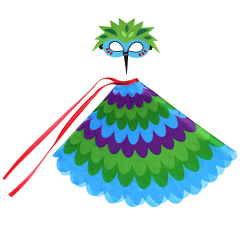 Carnival Costume Kids Birds Boys Costume for Kids Animal Wings with Masks Child Costume Halloween Child Cosplay Costume Set