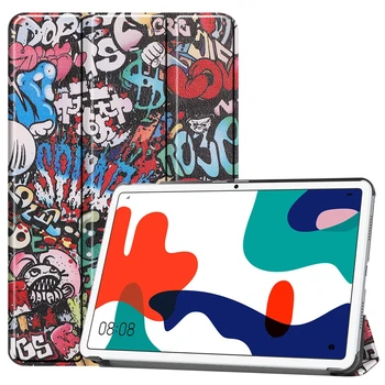 

Nice Printed Tablet Case For Huawei MatePad 10.4 BAH3-AL00 BAH3-W09 10.4 inch Folding PU Leather Flip Stand cover