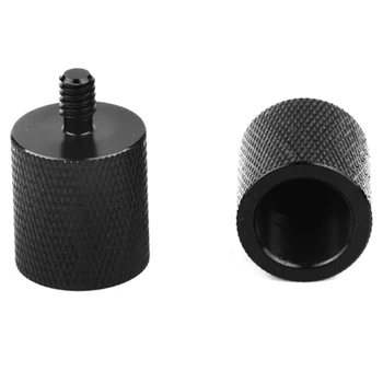

5/8" Female to 1/4" Male Threaded Screw Adapter For Mic Microphone Stand Tripod Flash Light Bracket
