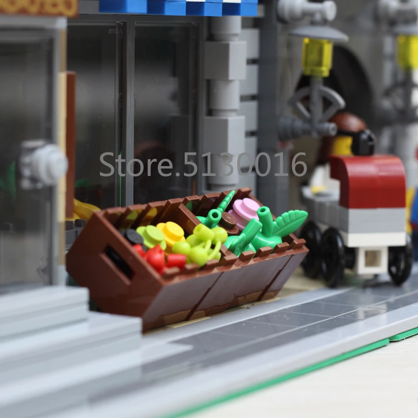 10185 Creator Green Grocer 15008 15008B 30005 84008 2462 шт, модели для уличного просмотра, строительные наборы, блоки, кирпичи, обучающая игрушка