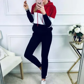 

Autumn Two Piece Set Women Tracksuit Top And Pants Track Suit Sweat Suits Winter Warm Sweatsuit Long Sleeve Two Piece Outfits