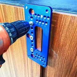DIY деревообрабатывающий сверлильный локатор Шкаф Дверь Шкаф позиционер ручка удар локатор сверлильный направляющий рукав