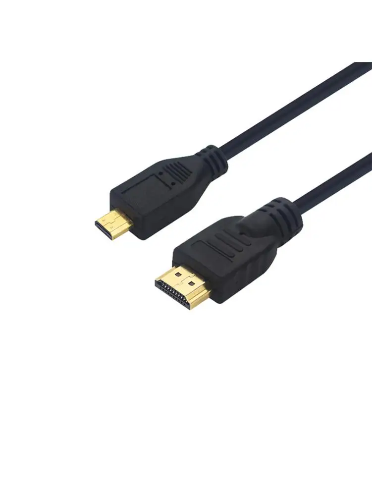 1.5M HDMI Video Adapter Cable Micro HDMI To HDMI HD Video Cable 4K For Raspberry Pi 4/4B Connect Digital Camera & Game Console