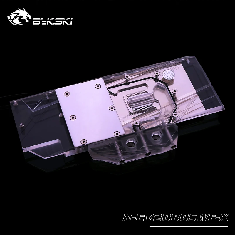  Bykski N-GV2080SWF-X GPU Water Cooling Block For Gigabyte RTX2080 Super Windforce OC 8G / RTX2070 S