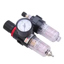 Регулятор давления воздуха Манометр Аэрограф компрессор AFC2000 регулятор давления воздуха датчик воды масло ловушка влаги фильтр AFR-2000