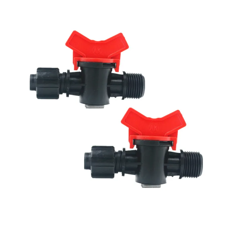 20 шт. мини клапан 1/2 &quotнаружная резьба x 5/8&quot Лента вертлюжная капельная лента