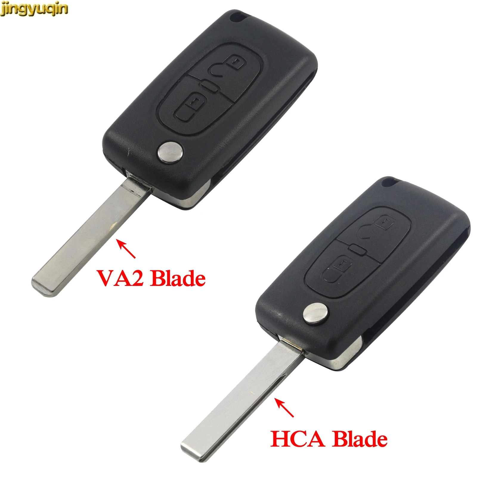 Автомобиль дистанционного флипа ключа оболочки Fob HU83 VA2 CE0523 CE0536 для peugeot 307 407 308 408
