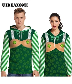 

Ugly Hooded Sweatshirt 2020 New St.Patrick'sDay Holiday Hoodie Green Unisex Women Men Pullover Hoody Tops Carnival Sweatershirts