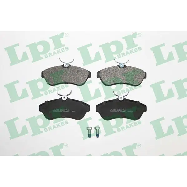 Колодки тормозные CITROEN C2/C3 1.4-1.6 02- передние LPR 05P806
