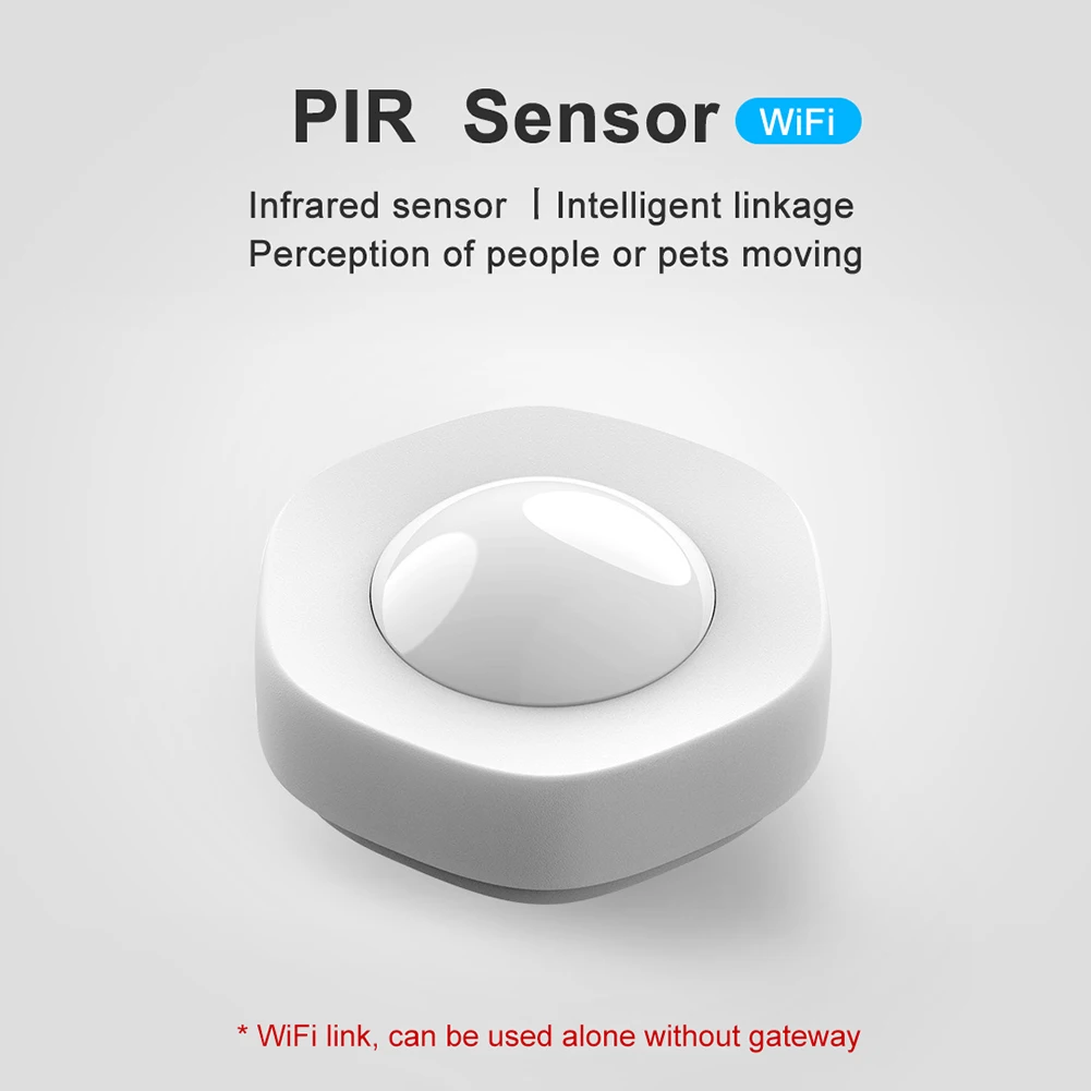 WiFi PIR датчик движения Пассивный инфракрасный детектор умный дом сигнализация